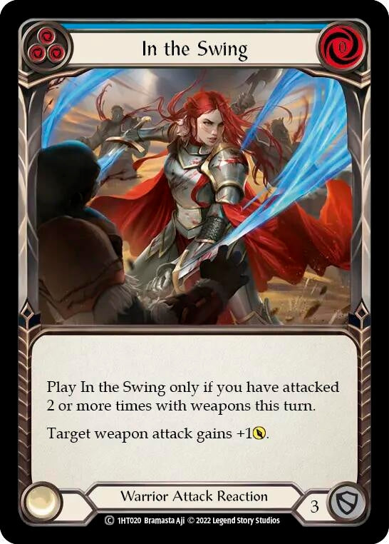 In the Swing (Blue) [1HT020] [History Pack 1 Dorinthea Blitz Deck]