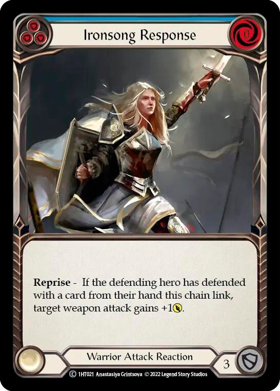 Ironsong Response (Blue) [1HT021] [History Pack 1 Dorinthea Blitz Deck]