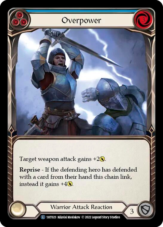 Overpower (Blue) [1HT023] [History Pack 1 Dorinthea Blitz Deck]
