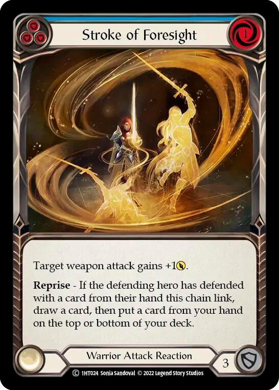 Stroke of Foresight (Blue) [1HT024] [History Pack 1 Dorinthea Blitz Deck]