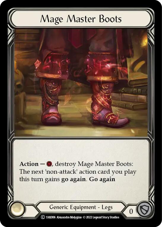 Mage Master Boots [1HK006] [Historic Pack 1 Blitz Deck: Kano]