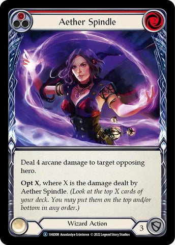 Aether Spindle (Red) [1HK008] [Historic Pack 1 Blitz Deck: Kano]