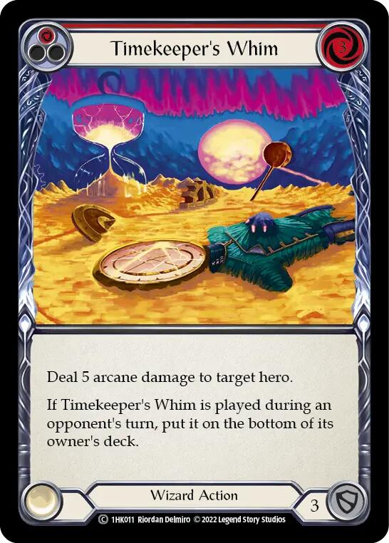 Timekeeper's Whim (Red) [1HK011] [Historic Pack 1 Blitz Deck: Kano]