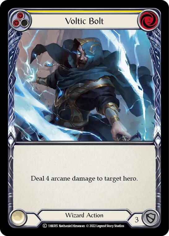 Voltic Bolt (Yellow) [1HK015] [Historic Pack 1 Blitz Deck: Kano]