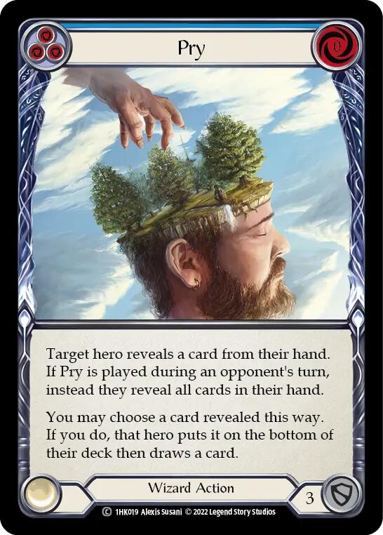 Pry (Blue) [1HK019] [Historic Pack 1 Blitz Deck: Kano]