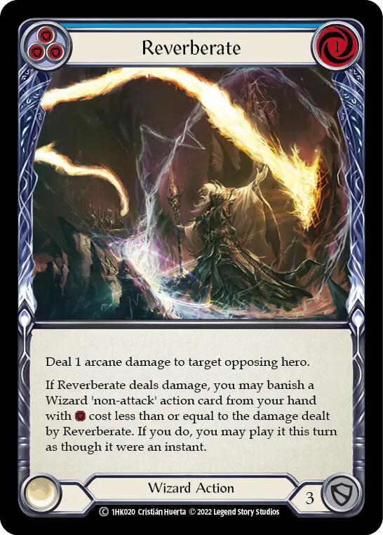 Reverberate (Blue) [1HK020] [Historic Pack 1 Blitz Deck: Kano]