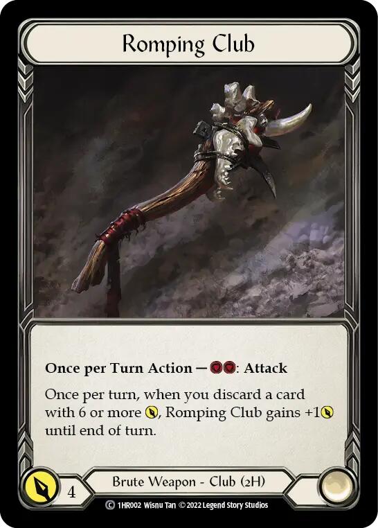 Romping Club [1HR002] [Historic Pack 1 Blitz Deck Rhinar]