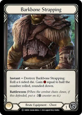 Barkbone Strapping [1HR004] [Historic Pack 1 Blitz Deck Rhinar]
