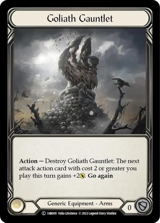 Goliath Gauntlet [1HR005] [Historic Pack 1 Blitz Deck Rhinar]