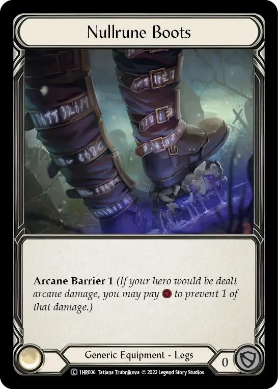 Nullrune Boots [1HR006] [Historic Pack 1 Blitz Deck Rhinar]