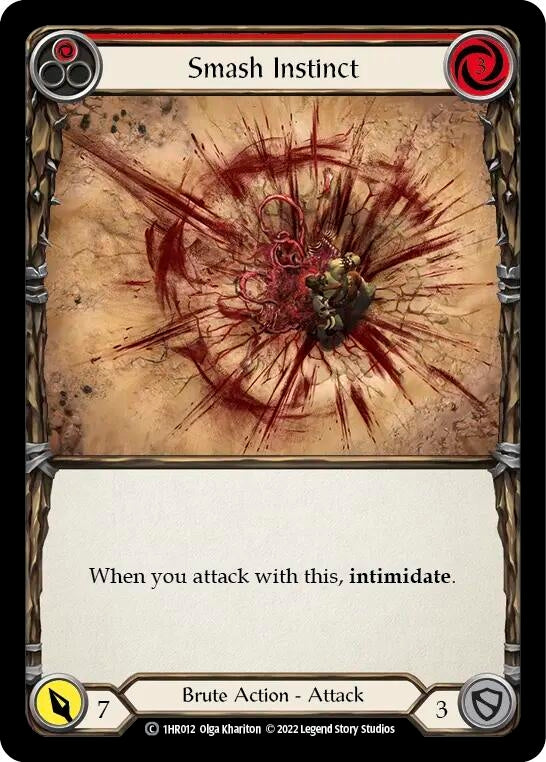 Smash Instinct (Red) [1HR012] [Historic Pack 1 Blitz Deck Rhinar]