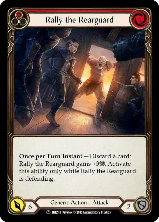 Rally the Rearguard (Red) [1HR015] [Historic Pack 1 Blitz Deck Rhinar]