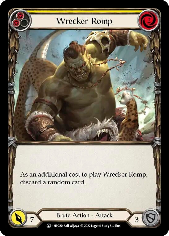Wrecker Romp (Yellow) [1HR020] [Historic Pack 1 Blitz Deck Rhinar]