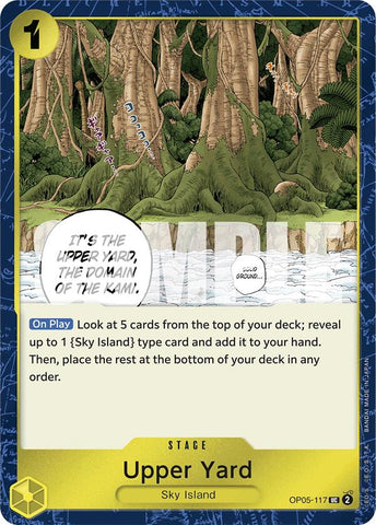 Upper Yard (Alternate Art) [Extra Booster: Memorial Collection]