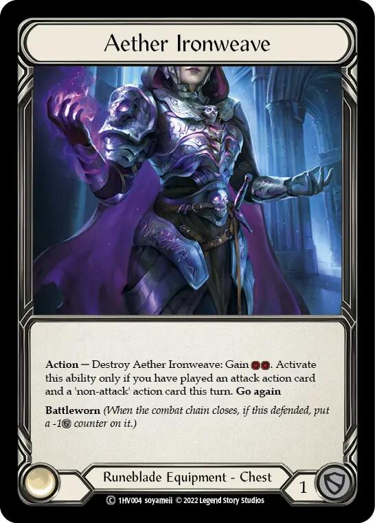 Aether Ironweave [1HV004] [Historic Pack 1 Blitz Deck Viserai]