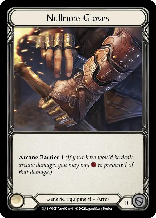 Nullrune Gloves [1HV005] [Historic Pack 1 Blitz Deck Viserai]