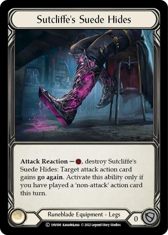 Sutcliffe's Suede Hides [1HV006] [Historic Pack 1 Blitz Deck Viserai]