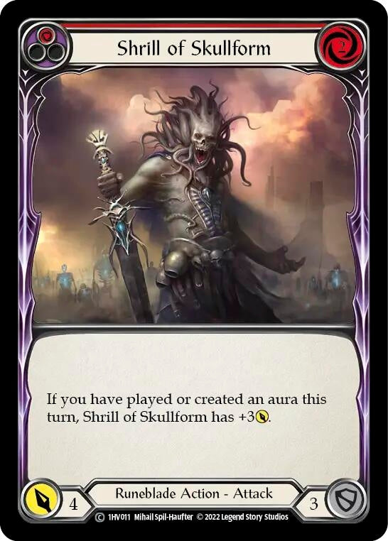Shrill of Skullform (Red) [1HV011] [Historic Pack 1 Blitz Deck Viserai]