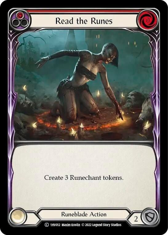 Read the Runes (Red) [1HV012] [Historic Pack 1 Blitz Deck Viserai]