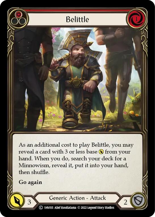 Belittle (Red) [1HV015] [Historic Pack 1 Blitz Deck Viserai]