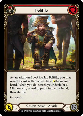 Belittle (Red) [1HV015] [Historic Pack 1 Blitz Deck Viserai]