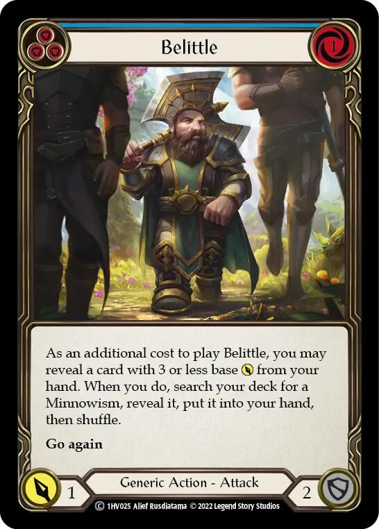 Belittle (Blue) [1HV025] [Historic Pack 1 Blitz Deck Viserai]