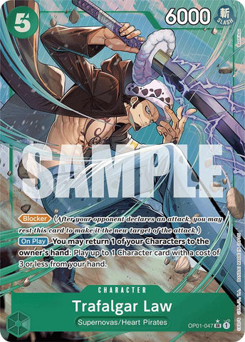 Trafalgar Law (Alternate Art) [Extra Booster: Memorial Collection]