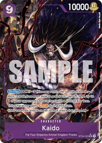 Kaido (Alternate Art) [Premium Booster: The Best]