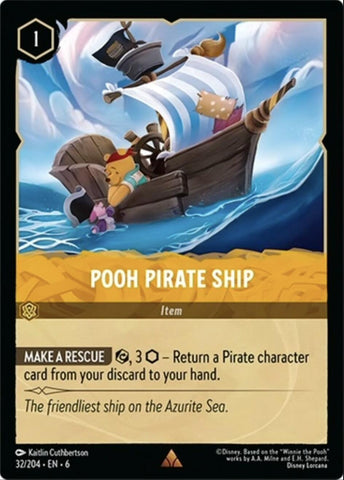 Image for Pooh Pirate Ship (32/204) [Azurite Sea]