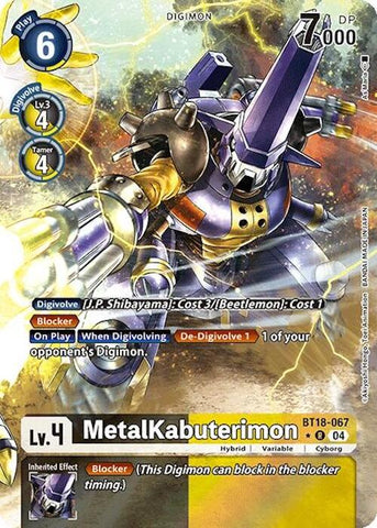 MetalKabuterimon [BT18-067] (Alternate Art) [Release Special Booster 2.0]