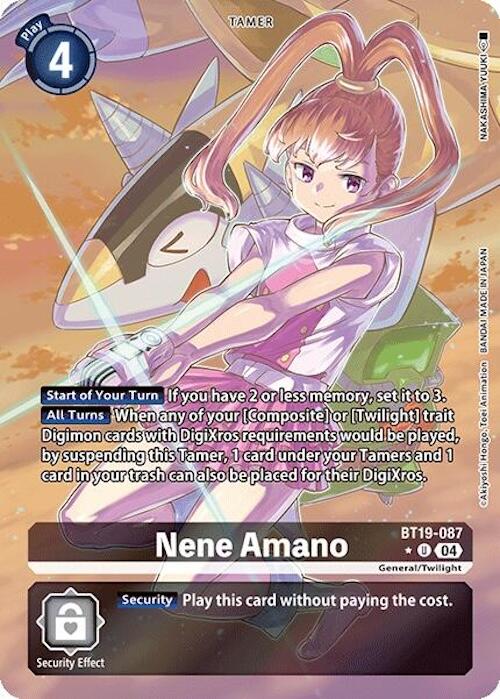 Nene Amano [BT19-087] (Alternate Art) [Release Special Booster 2.0]