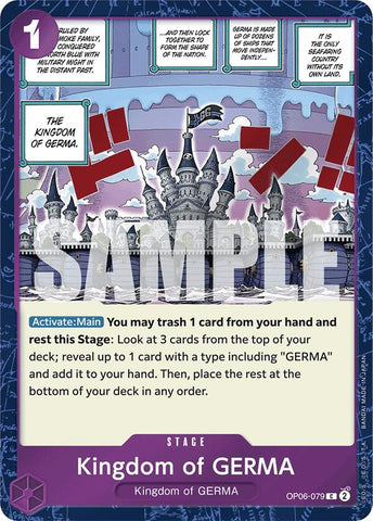 Kingdom of GERMA (Alternate Art) [Premium Booster: The Best]