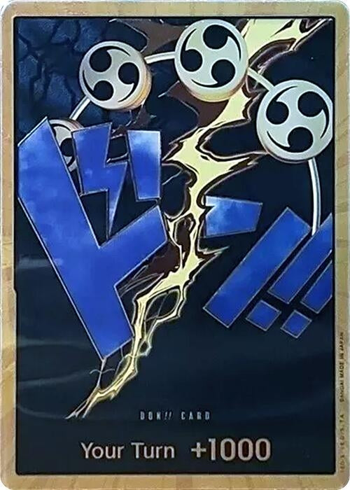 Image for DON!! Card (Enel) (Gold) [Premium Booster -The Best-] - One Piece Card Game