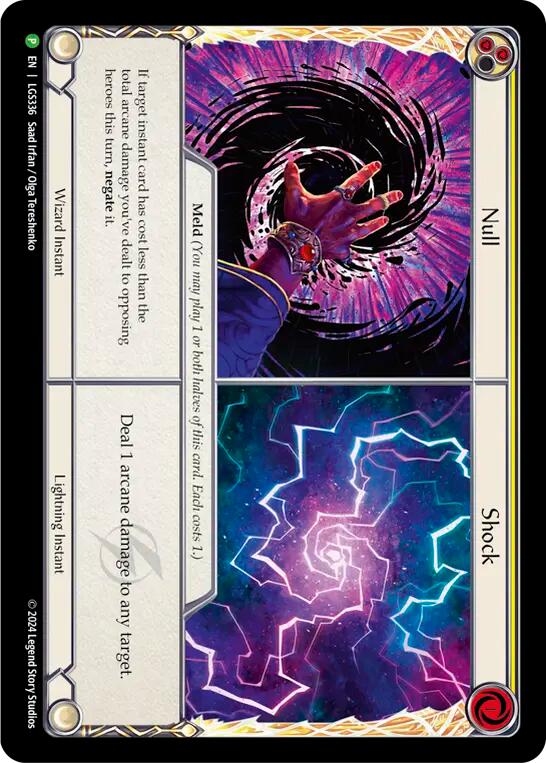 Null // Shock [LGS336] (Promo) Cold Foil