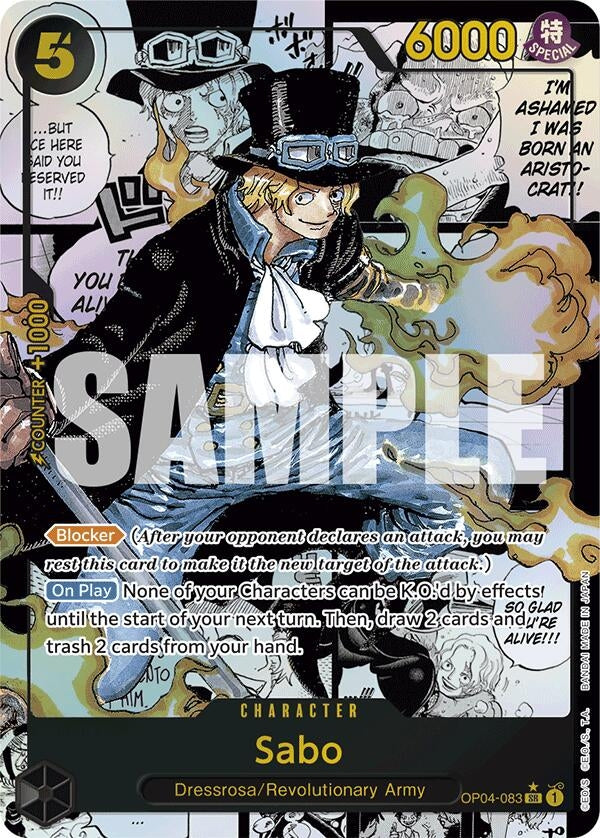 Image for Sabo (OP04-083) (Manga) (OP04-083) - One Piece Card Game