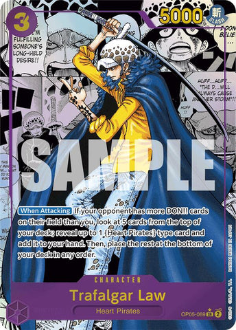 Trafalgar Law (Alternate Art) (Manga) [Premium Booster: The Best]