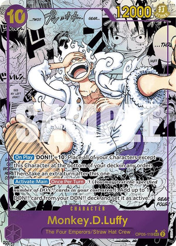 Image for Monkey.D.Luffy (OP05-119) (Manga) (OP05-119) - One Piece Card Game