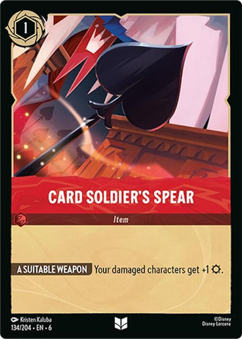 Image for Card Soldier's Spear (134/204) [Azurite Sea]