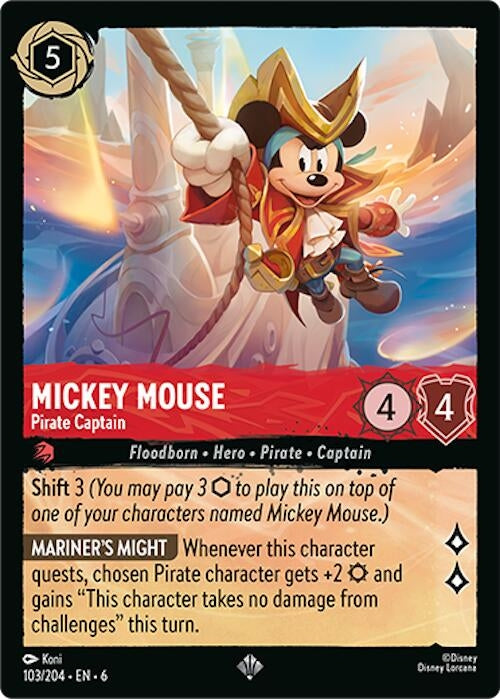 Image for Mickey Mouse (103/204) [Azurite Sea]