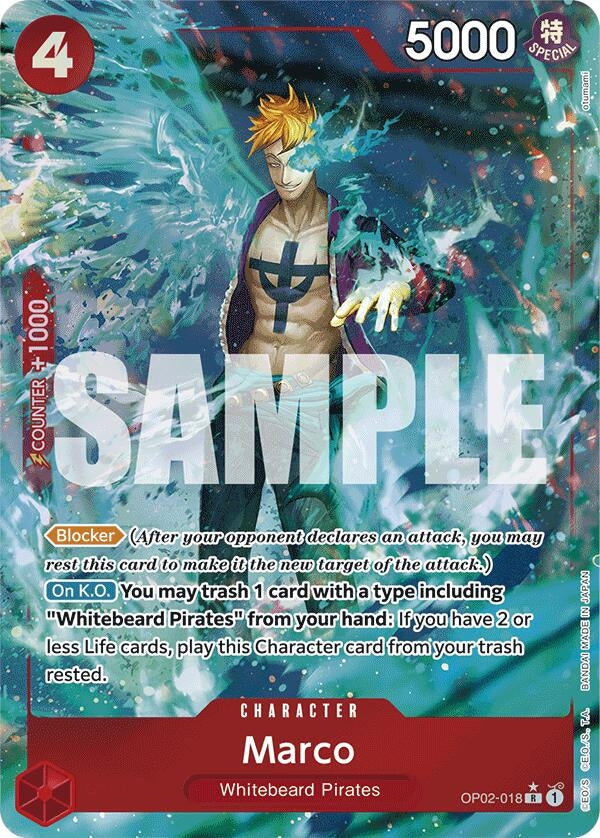 Image for Marco (Full Art) (OP02-018) - One Piece Card Game