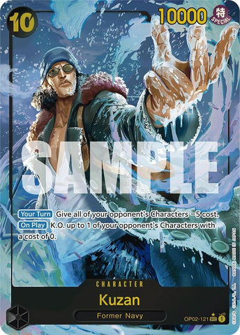 Image for Kuzan (OP02-121) (Alternate Art) (OP02-121) - One Piece Card Game