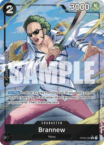 Image for Brannew (Alternate Art) (OP03-089) - One Piece Card Game