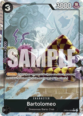 Image for Bartolomeo (OP04-089) (Full Art) (OP04-089) - One Piece Card Game