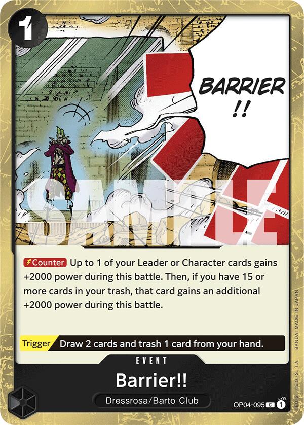 Barrier!! [Premium Booster: The Best]