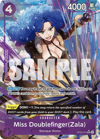 Miss Doublefinger(Zala) (Full Art) [Premium Booster: The Best]