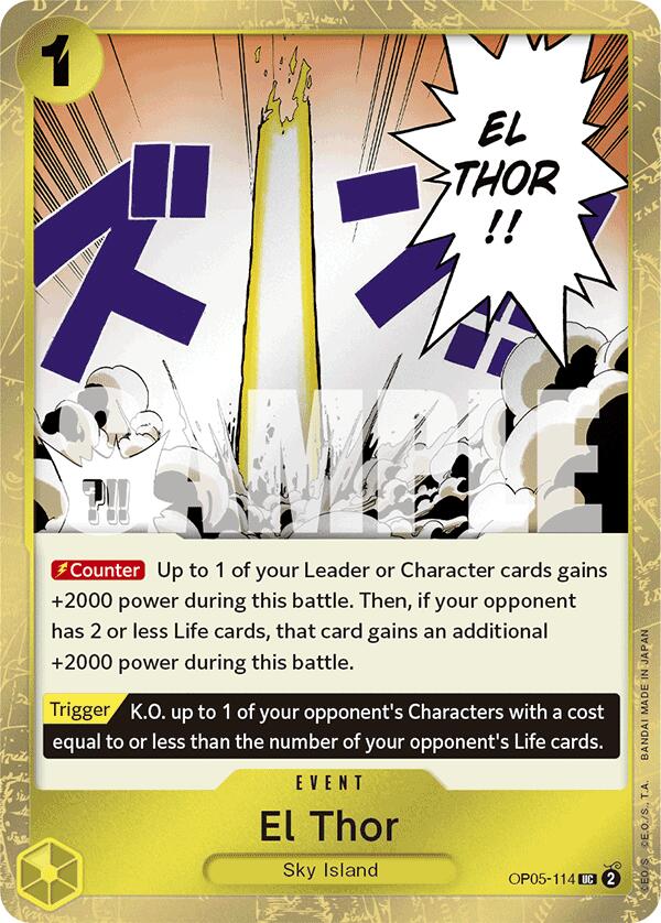 El Thor [Premium Booster: The Best]