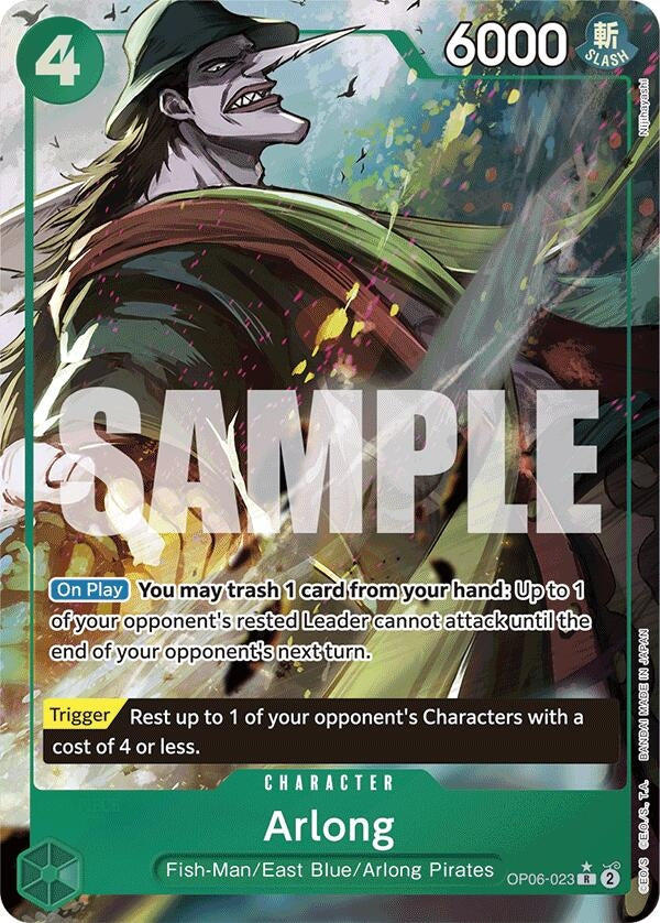 Image for Arlong (Full Art) (OP06-023) - One Piece Card Game