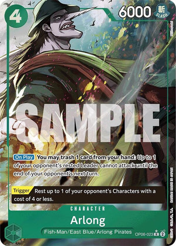 Image for Arlong (Full Art) (OP06-023) - One Piece Card Game