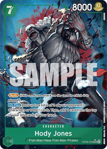 Hody Jones (Alternate Art) [Premium Booster: The Best]