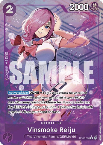 Image for Vinsmoke Reiju (OP06-068) (Full Art) (OP06-068) - One Piece Card Game